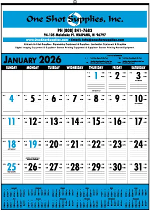 BidMaster® Jr. Calendar - 2027